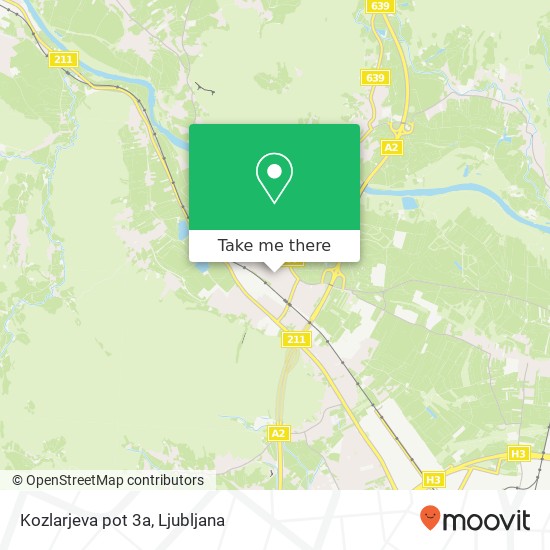 Kozlarjeva pot 3a map