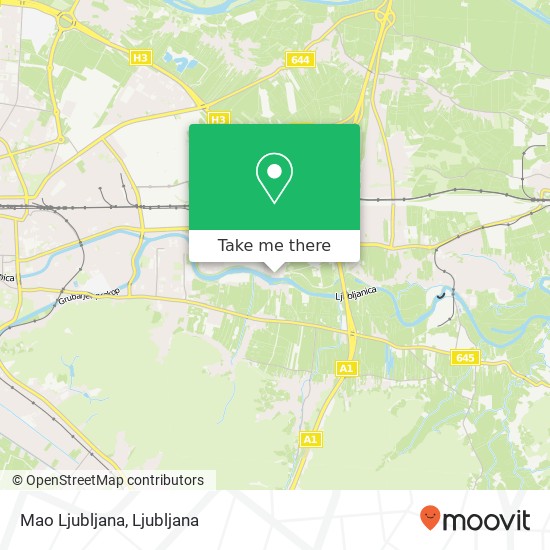 Mao Ljubljana map