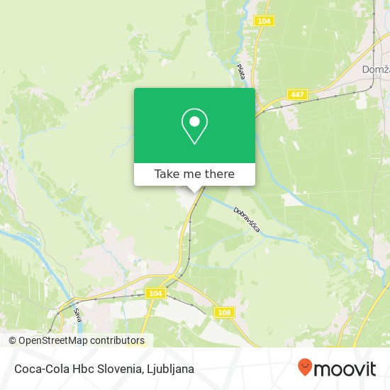 Coca-Cola Hbc Slovenia map