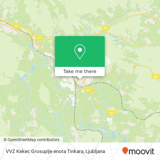 VVZ Kekec Grosuplje enota Tinkara map