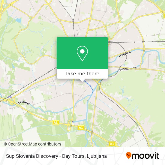 Sup Slovenia Discovery - Day Tours map