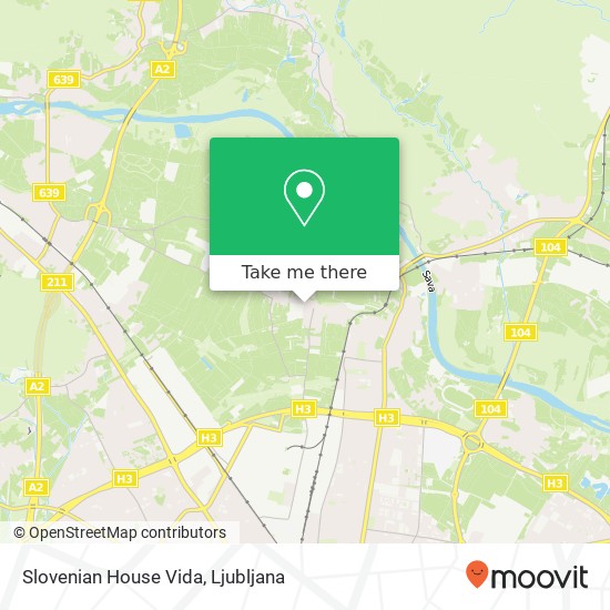 Slovenian House Vida map