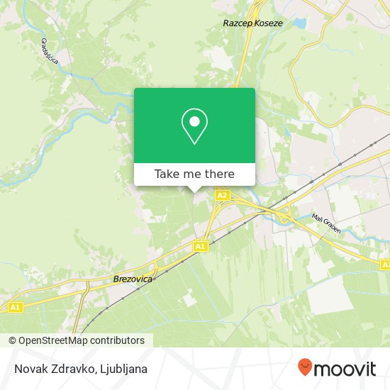Novak Zdravko map