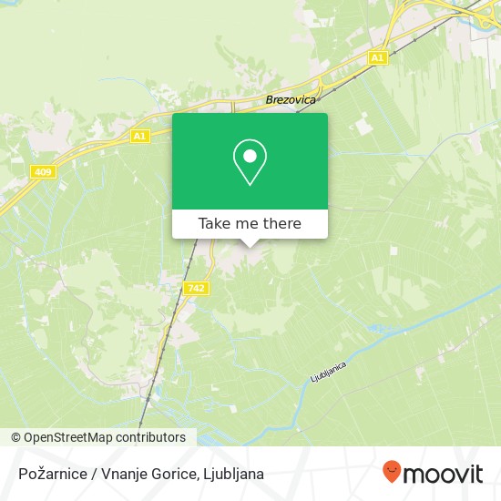 Požarnice / Vnanje Gorice map