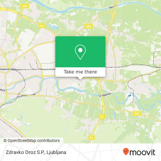 Zdravko Oroz S.P. map