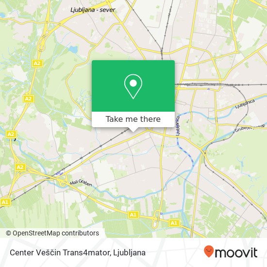 Center Veščin Trans4mator map