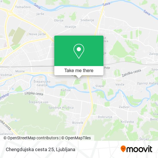 Chengdujska cesta 25 map