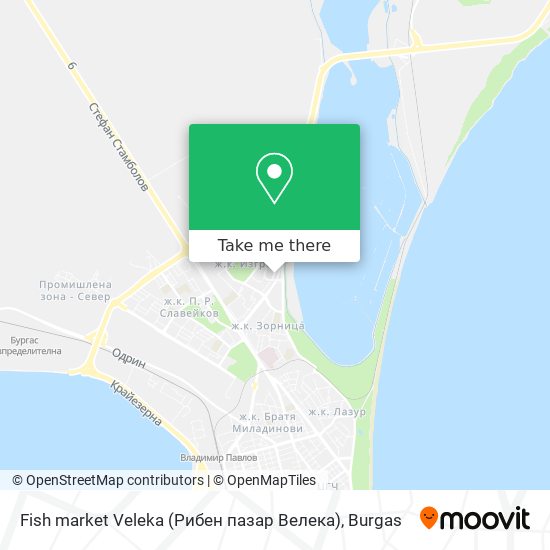 Fish market Veleka (Рибен пазар Велека) map
