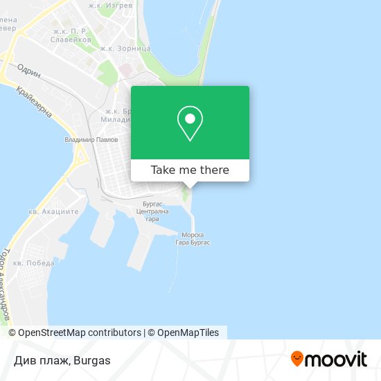 Див плаж map