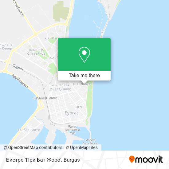 Карта Бистро 'При Бат Жоро'