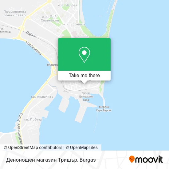 Карта Денонощен магазин Тришър