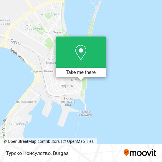 Карта Турско Консулство