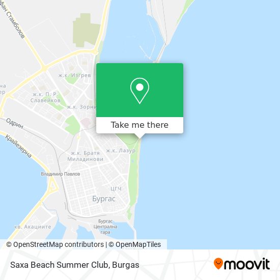 Saxa Beach Summer Club map