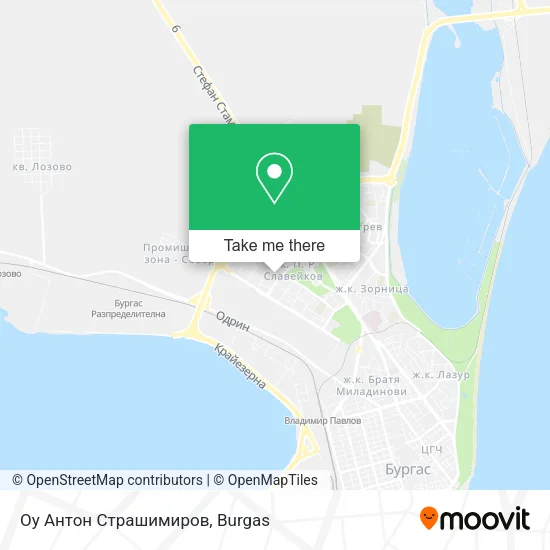 Карта Оу Антон Страшимиров
