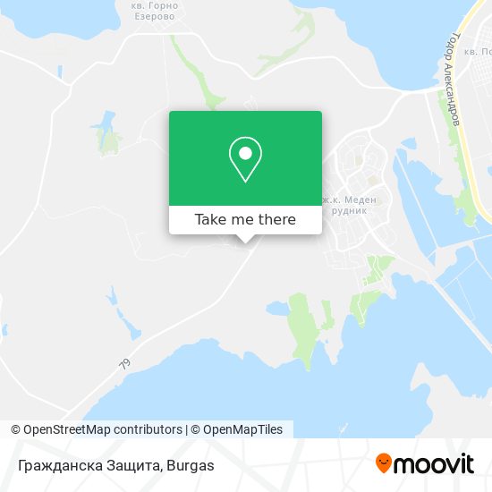 Гражданска Защита map