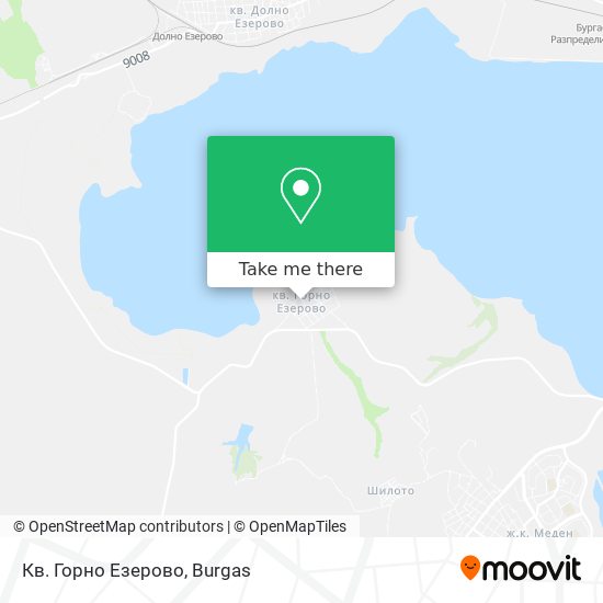 Кв. Горно Езерово map