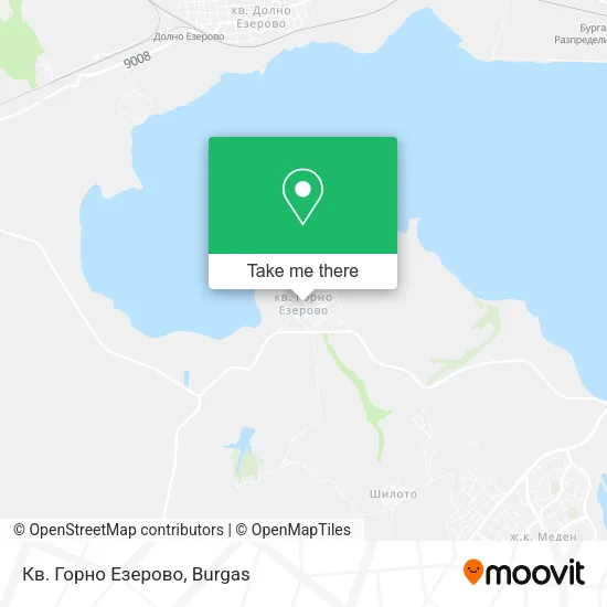 Карта Кв. Горно Езерово