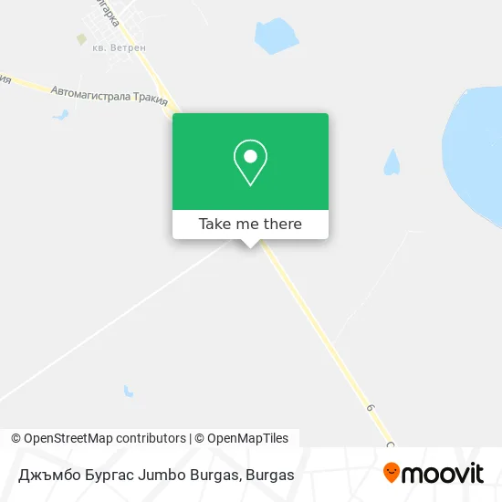 Карта Джъмбо Бургас Jumbo Burgas