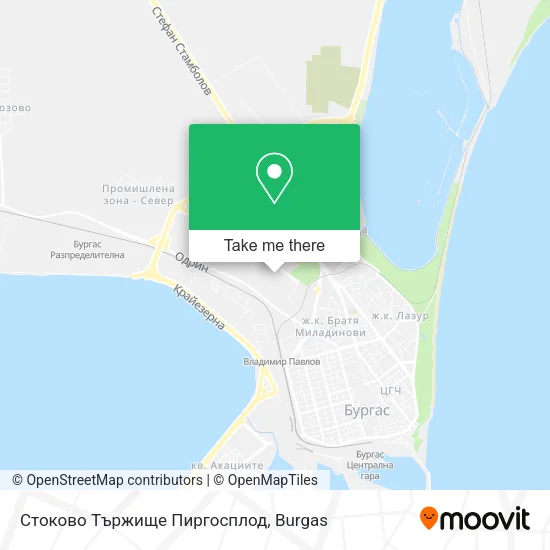 Карта Стоково Тържище Пиргосплод