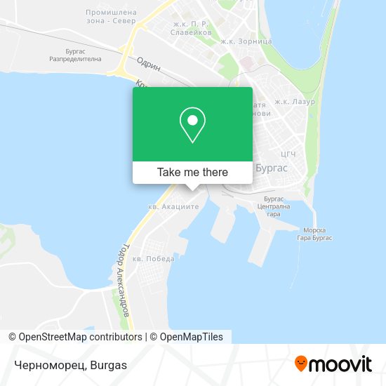 Карта Черноморец
