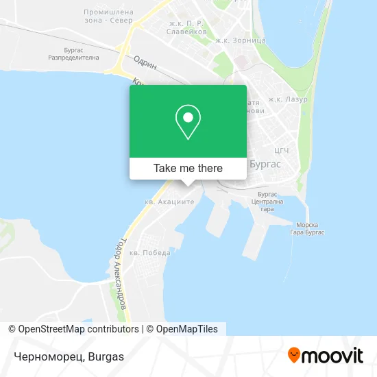 Карта Черноморец