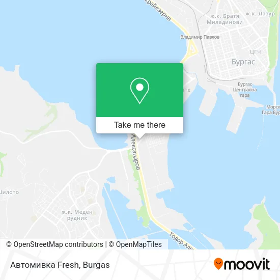 Карта Автомивка Fresh