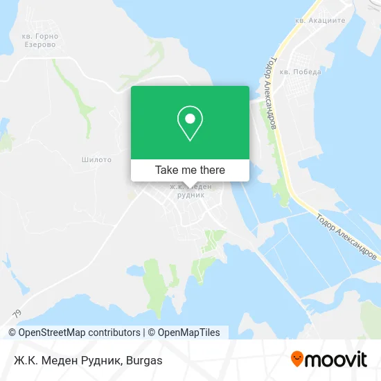 Ж.К. Меден Рудник map