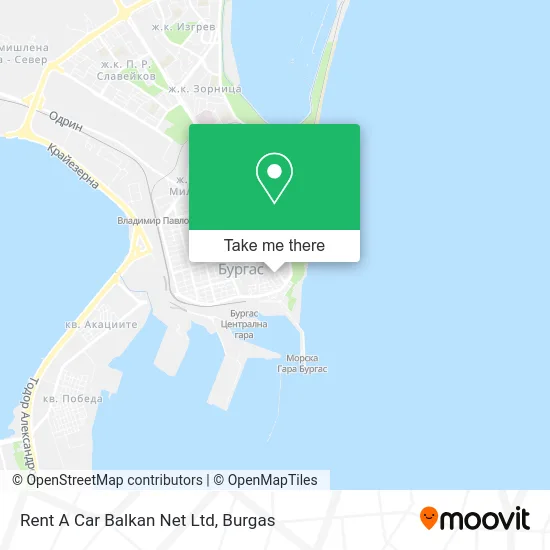 Rent A Car Balkan Net Ltd map