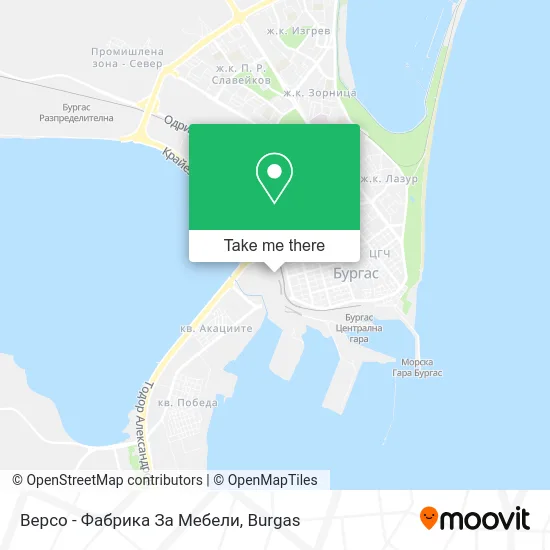 Версо - Фабрика За Мебели map