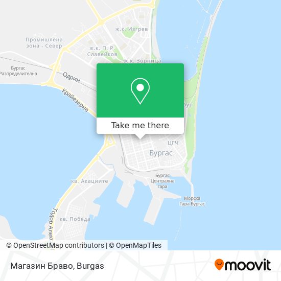 Магазин Браво map