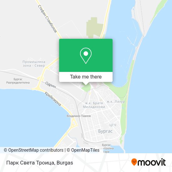 Карта Парк Света Троица