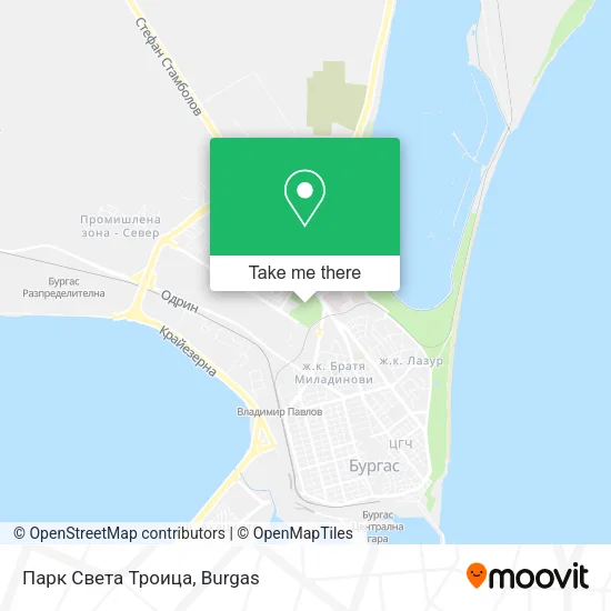Карта Парк Света Троица