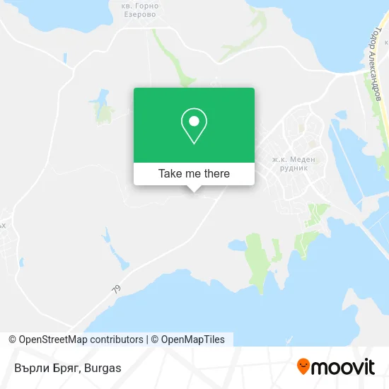 Карта Върли Бряг