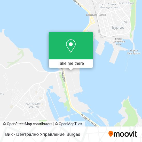 Вик - Централно Управление map