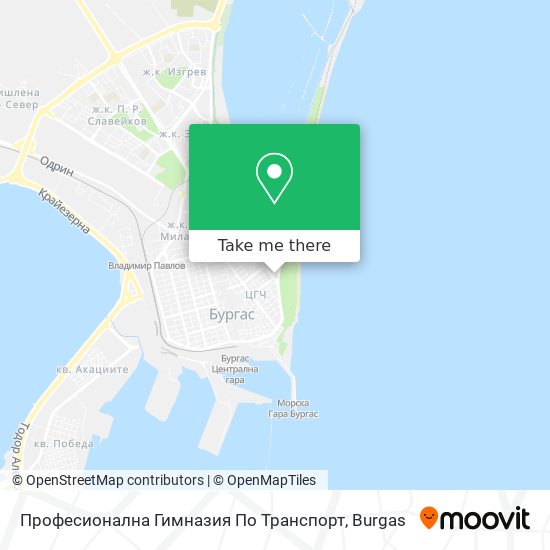 Професионална Гимназия По Транспорт map