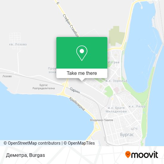 Карта Деметра