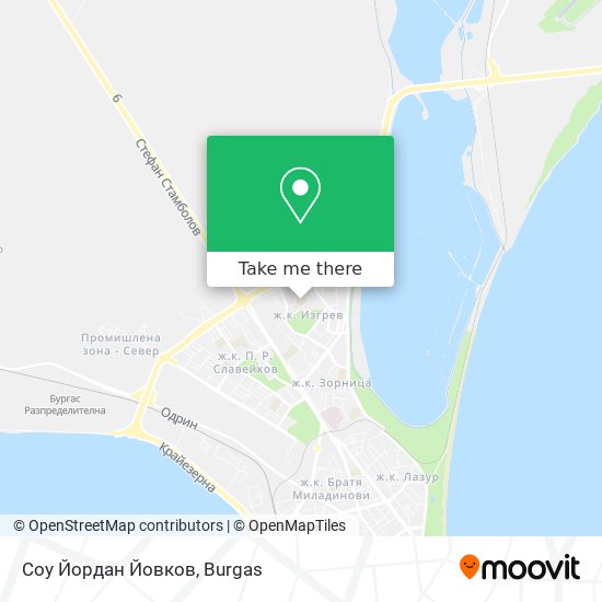 Соу Йордан Йовков map