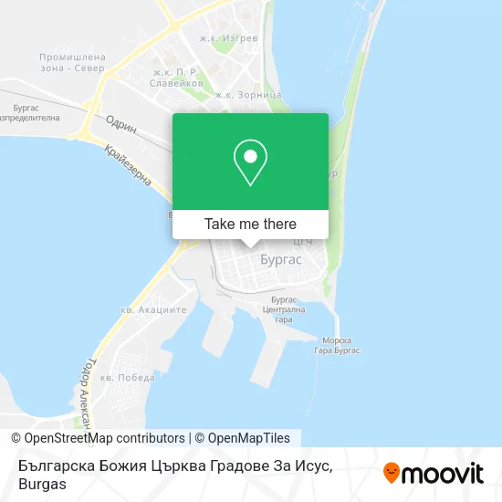 Карта Българска Божия Църква Градове За Исус