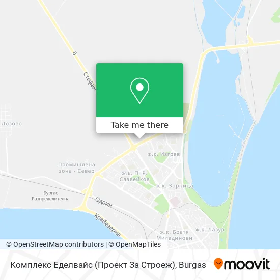 Карта Комплекс Еделвайс (Проект За Строеж)