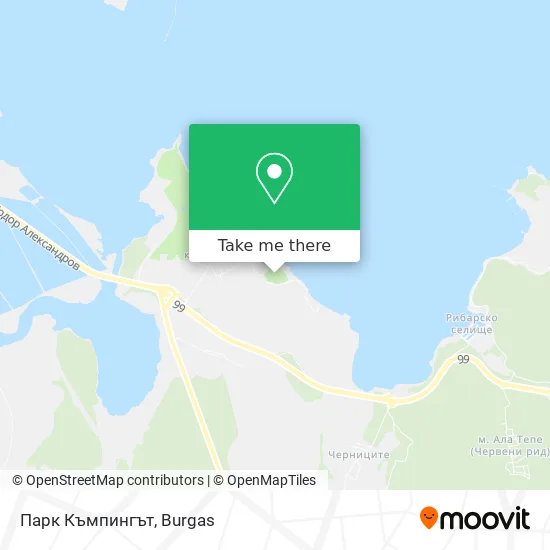 Карта Парк Къмпингът