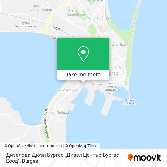 Карта Дизелови Дюзи Бургас „Дизел Център Бургас Еоод”