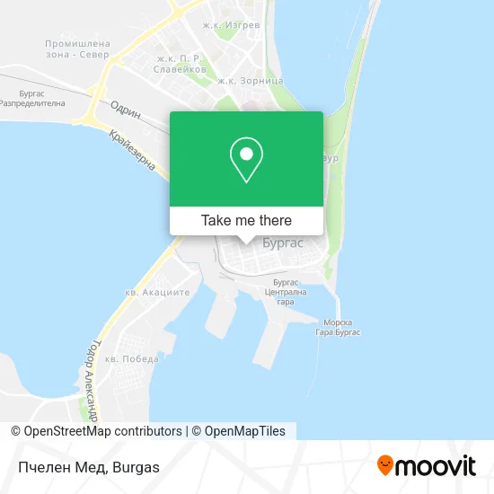 Карта Пчелен Мед