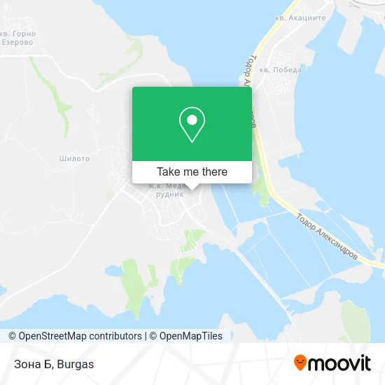 Карта Зона Б