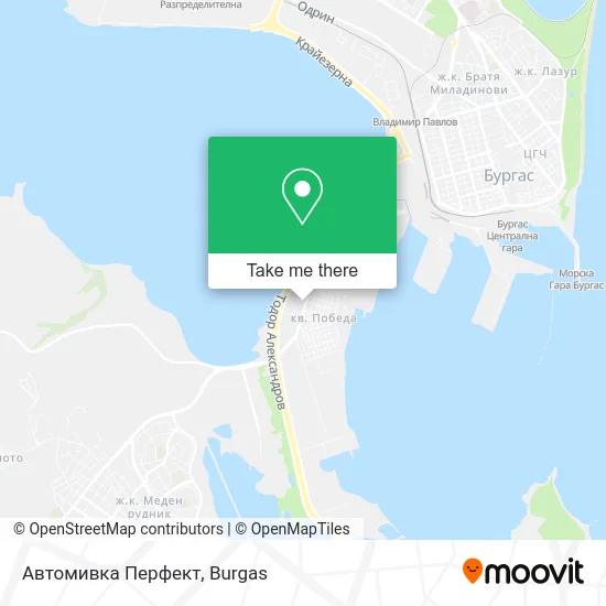 Карта Автомивка Перфект