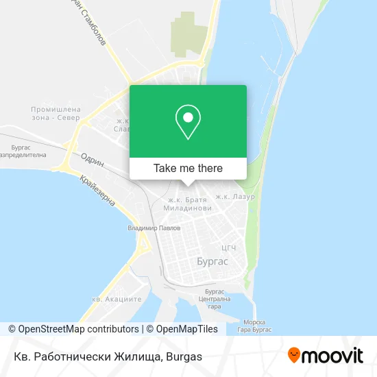 Карта Кв. Работнически Жилища
