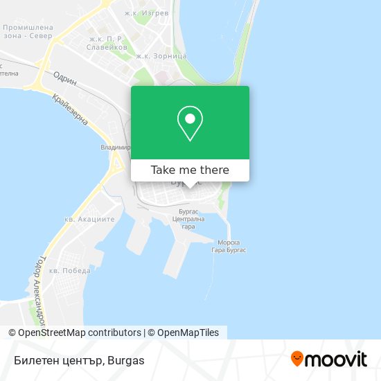 Билетен център map