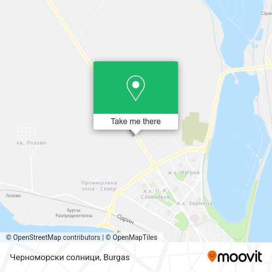 Карта Черноморски солници