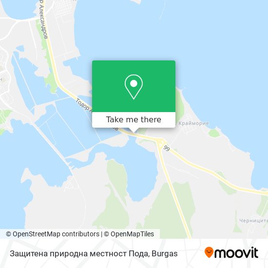 Защитена природна местност  Пода map