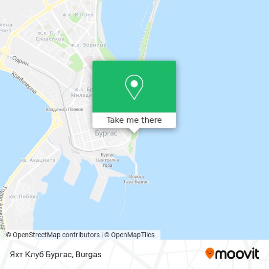 Яхт Клуб Бургас map