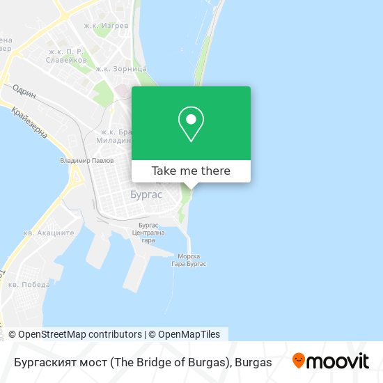 Бургаският мост (The Bridge of Burgas) map